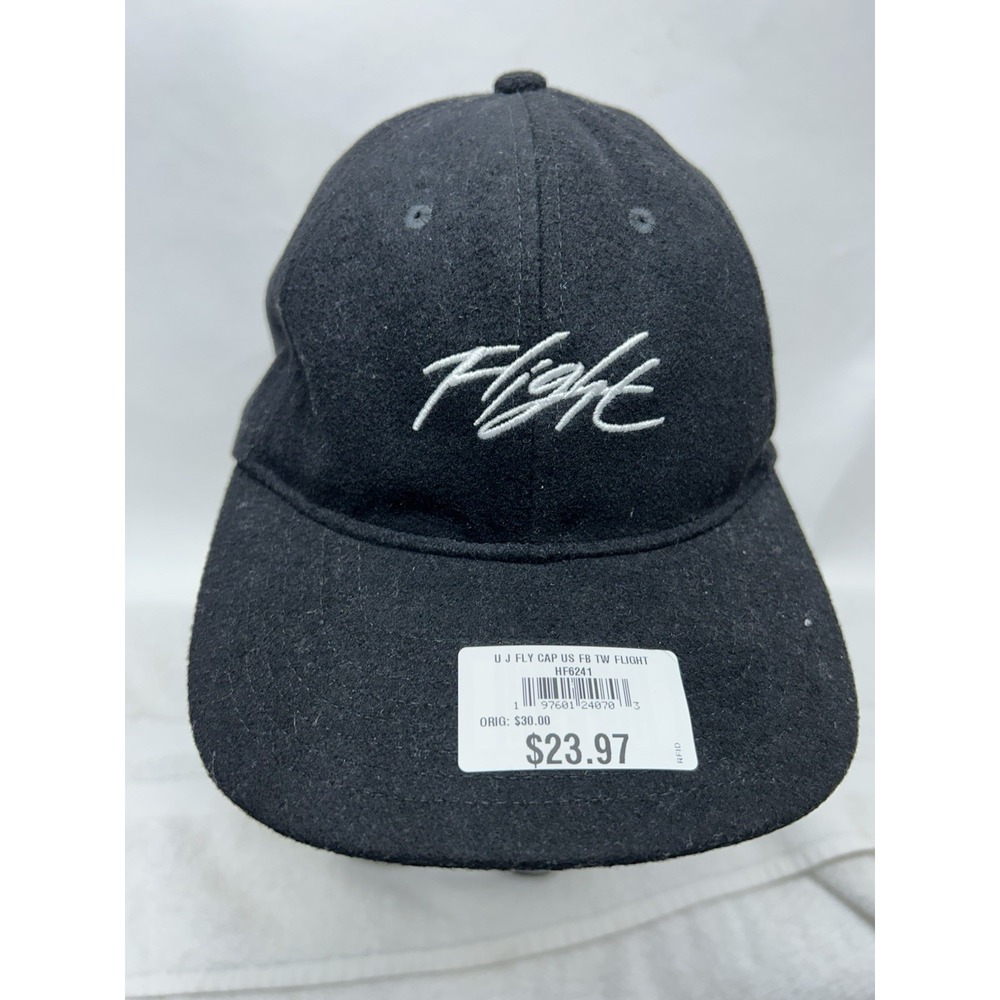 Nike Men's Jordan Fly Flight Cap Hat Black White SZ M/L (Y1)